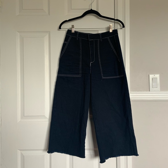 Forever 21 crop wide-leg jeans - Picture 4 of 5